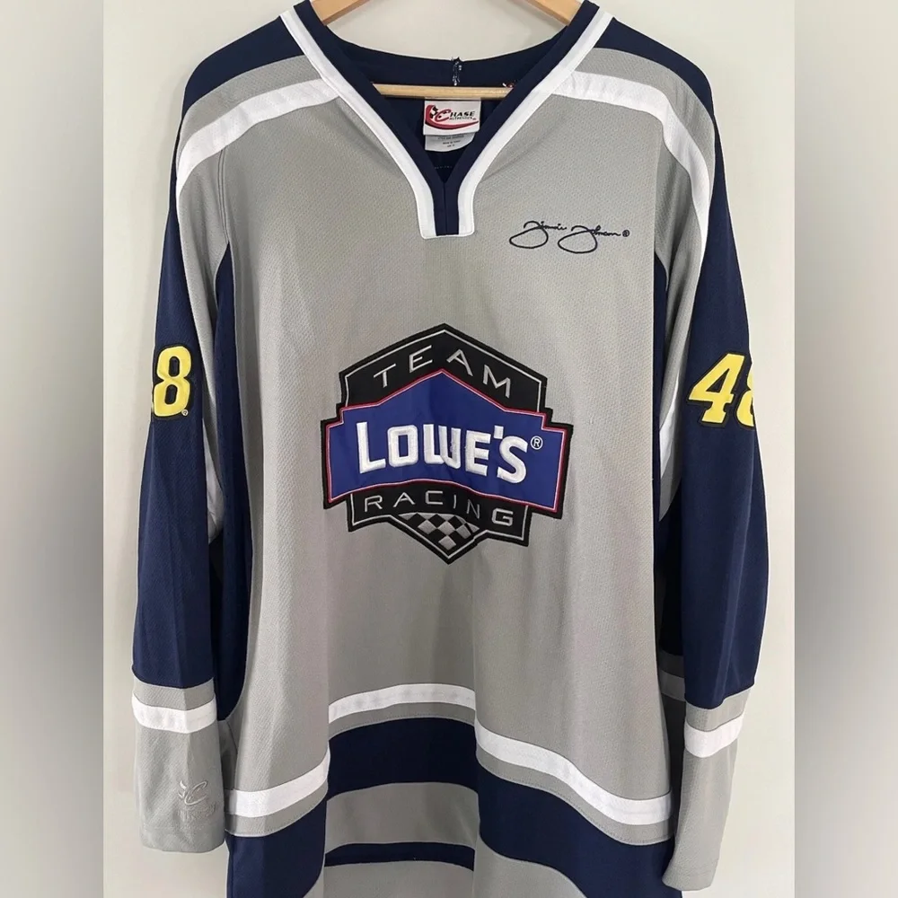 Jimmie Johnson NASCAR Hockey Jersey. Gently Used. Size XL - Picture 1 of 6